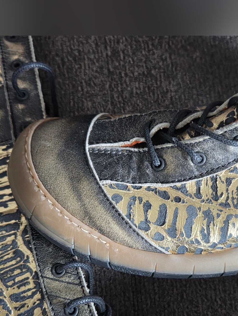 Eject Leather Boota In Size 6.5. - Picture 4 of 5